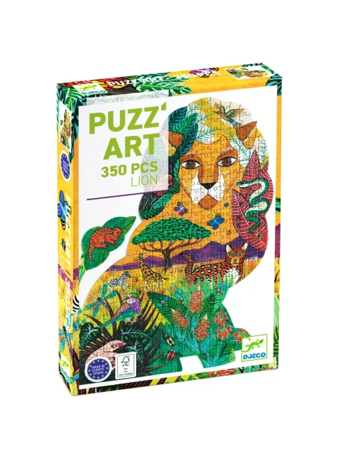 Djeco Művész puzzle Oroszlán 350 db-os - Lion