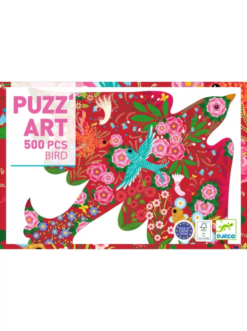 Djeco Művész puzzle Madár 500 db-os - Bird