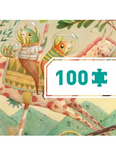   Djeco Óriás puzzle Csodálatos utazás 100 db-os - Wonderful ride
