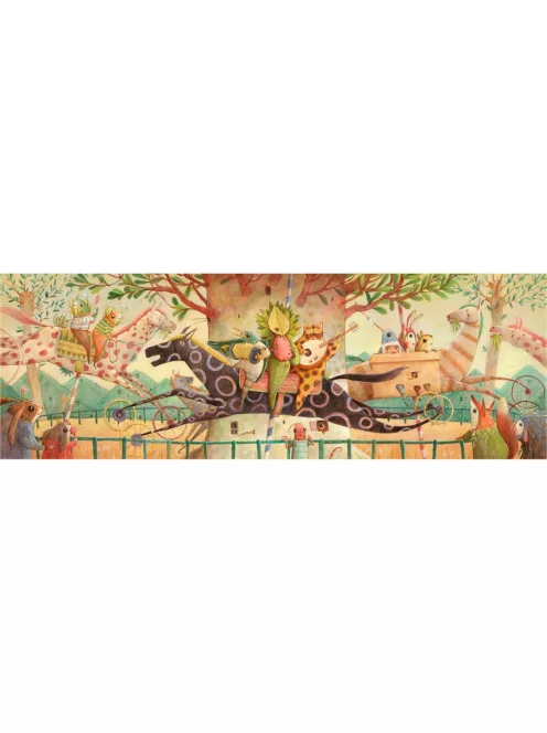 Djeco Óriás puzzle Csodálatos utazás 100 db-os - Wonderful ride