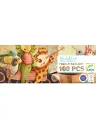 Djeco Óriás puzzle Csodálatos utazás 100 db-os - Wonderful ride