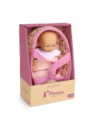 Djeco Játékbaba Mini 20 cm - Barbara mózeskosárral