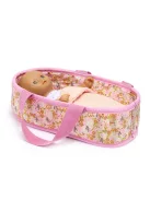 Djeco Játékbaba Mini 20 cm - Barbara mózeskosárral