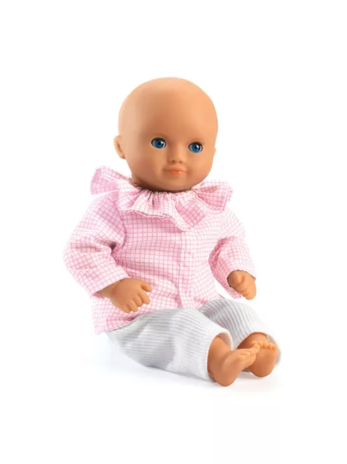 Djeco Pomea Játékbaba Alba sötétkék szemű 32 cm - Alba dark blue eyes
