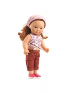 Djeco Pomea Játékbaba kiegészítő babaruha Bordó - Outfit Burgundy