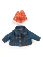 Djeco Pomea Játékbaba kiegészítő babaruha Kék dzseki - Outfit Blue jacket