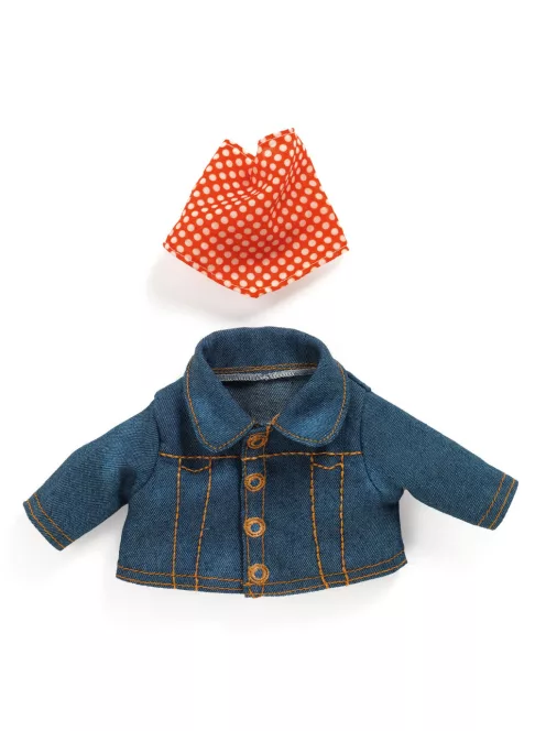 Djeco Pomea Játékbaba kiegészítő babaruha Kék dzseki - Outfit Blue jacket