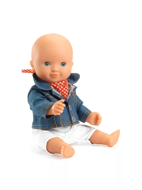 Djeco Pomea Játékbaba kiegészítő babaruha Kék dzseki - Outfit Blue jacket