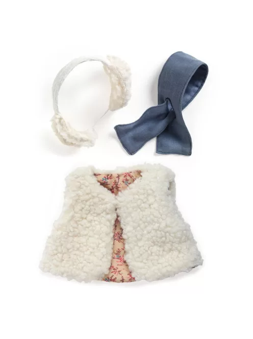 Djeco Játékbaba kiegészítő babaruha Bundás - Outfit Moumoute