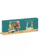 Djeco Pomea Nagy ruhafogas 3 vállfával - Large clothes rack 3 hangers