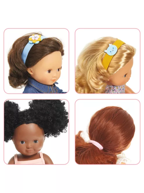 Djeco Pomea Játékbaba kiegészítő szépítkezés Baba fodrászkészlet - Hairdressing set