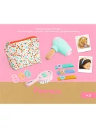 Djeco Pomea Játékbaba kiegészítő szépítkezés Baba fodrászkészlet - Hairdressing set
