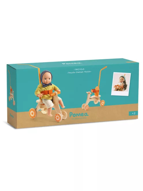 Djeco Játékbaba kiegészítő Baba tricikli - Tricycle