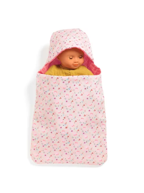 Djeco Pomea Babahálózsák Virágos - Sleep sack Flowers