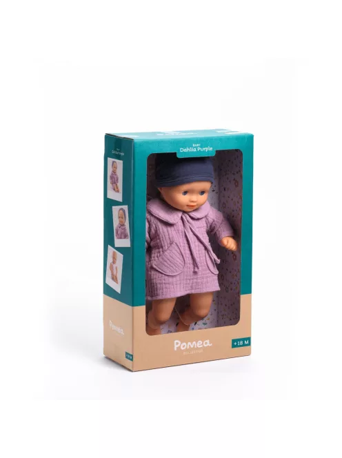 Djeco Játékbaba, Lila Dália, 32 cm