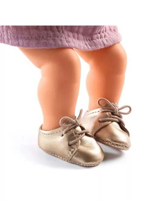 Djeco Pomea Játékbaba cipő Arany cipőcske - Golden shoes