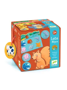 Djeco Képeslottó Állatok élőhelye - Animals loto