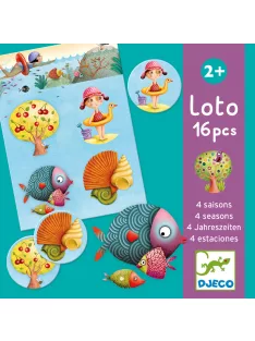 Djeco Képeslottó Négy évszak 4 seasons - Loto