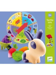   Djeco Társasjáték Tapintható képeslottó - Tactilo loto, farm