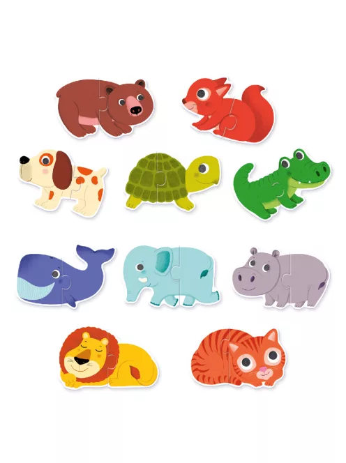 Djeco Párosító puzzle Állatos - Animals