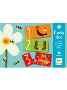 Djeco Párosító puzzle Számok - Numbers