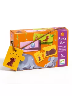 Djeco Párosító puzzle Mama-baba - Mom and baby