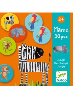 Djeco Memória játék Dzsungel állatok - Jungle
