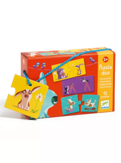 Djeco Párosító puzzle Ellentétek - Opposites