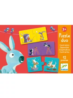 Djeco Párosító puzzle Ellentétek - Opposites