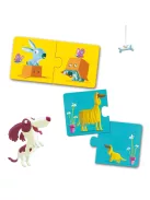 Djeco Párosító puzzle Ellentétek - Opposites