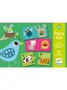 Djeco Párosító puzzle Ki hol lakik - Habitat