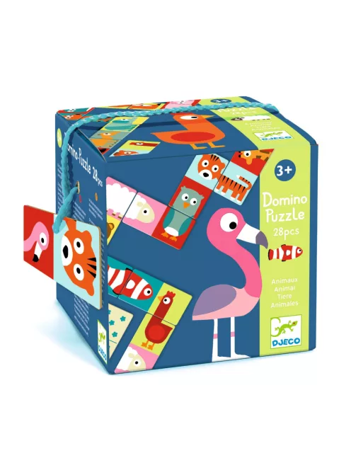Djeco Domino Testes puzzle - Animo-puzzle