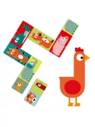 Djeco Domino Testes puzzle - Animo-puzzle