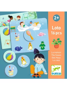   Djeco Társasjáték Házban és ház körül - Loto The house