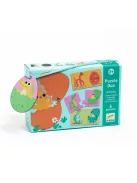 Djeco Párosító puzzle Kié a tojás 12 db-os - Funny eggs