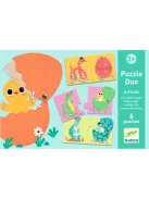 Djeco Párosító puzzle Kié a tojás 12 db-os - Funny eggs