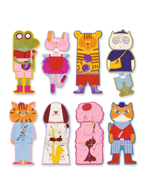 Djeco Trió puzzle Zenekar - Orchestra