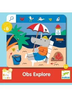   Djeco Fejlesztőjáték megfigyelés Keress és pörgess Kaland - Eduludo Obs Explore