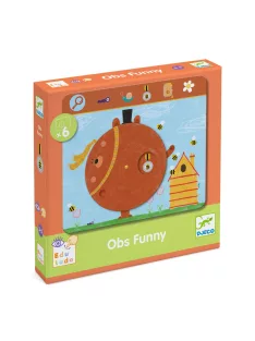   Djeco Fejlesztőjáték megfigyelés Keress és pörgess Tréfás - Eduludo Obs Funny