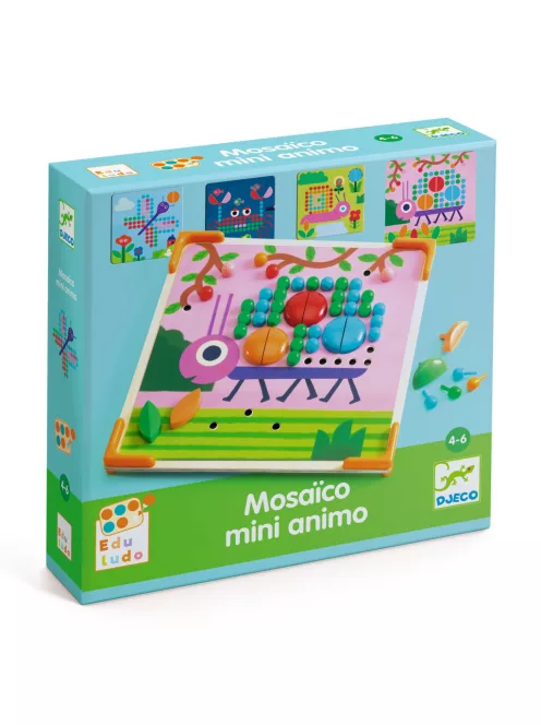 Djeco Pötyi mozaik Kisállatok - Mosaico Mini Animo