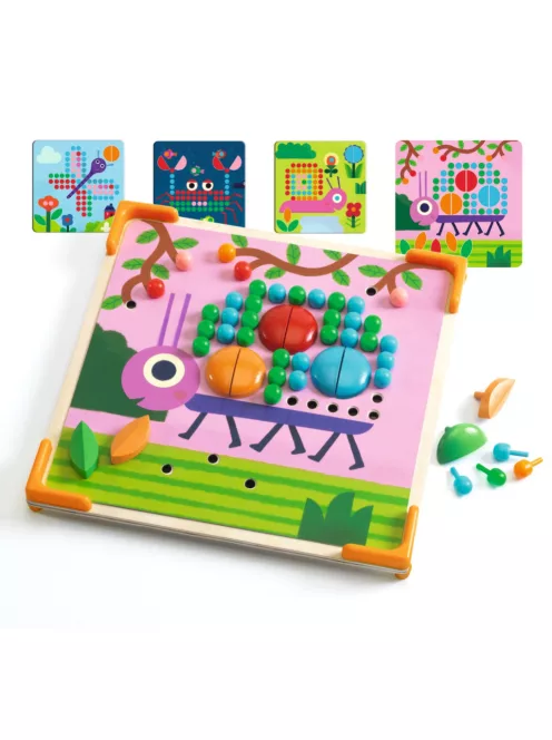 Djeco Pötyi mozaik Kisállatok - Mosaico Mini Animo