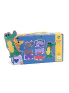 Djeco Trió puzzle Dzsungel hangjai 24 db-os - Jungle melody