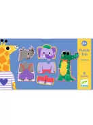 Djeco Trió puzzle Dzsungel hangjai 24 db-os - Jungle melody