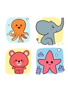 Djeco Rajzolás lépésről lépésre Állatkölykök - Eduludo Step by step Babies and Co