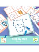 Djeco Rajzolás lépésről lépésre Állatkölykök - Eduludo Step by step Babies and Co