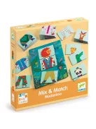 Djeco Fejlesztőjáték Állatdivat 54 db-os - Eduludo Mix and Match Modanimo