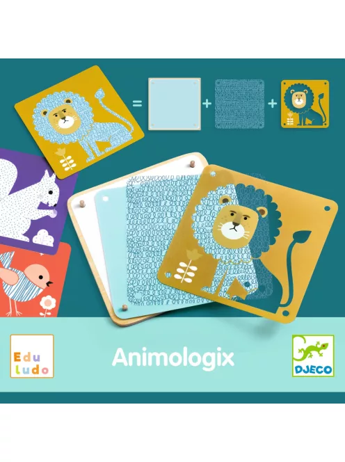 Djeco Fejlesztőjáték Állati tervezés - Eduludo Animologix