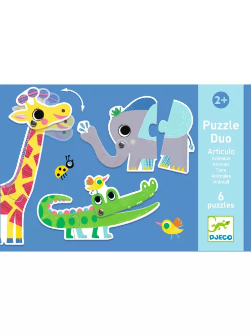 Djeco Párosító puzzle Ormányos - Articulo Animals