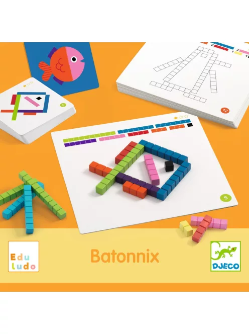 Djeco Fejlesztőjáték Mérőrúd-hálózat - Eduludo Batonnix