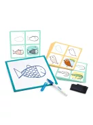 Djeco Eduludo Rajzolás lépésről lépésre Mintázat - Eduludo Step by Step Lama & Co